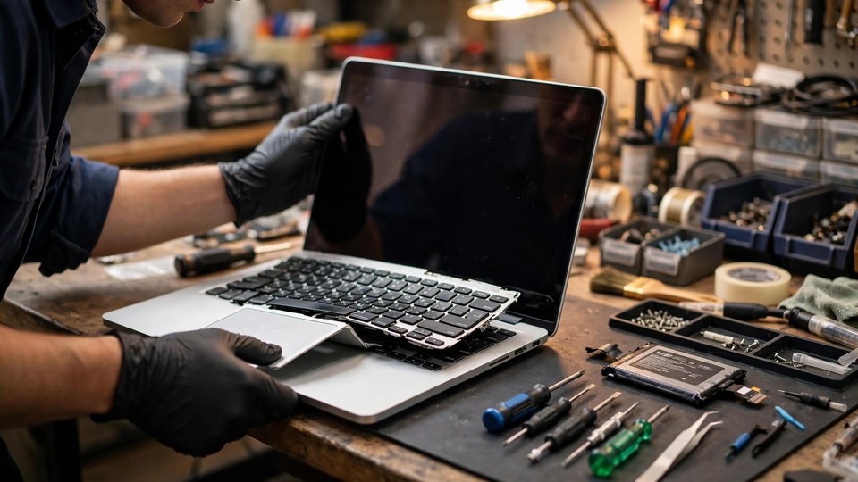 Trackpad 撳唔落，未必係 Trackpad 壞：MacBook 電池脹起頂起鍵盤＋Trackpad 嘅區域症狀