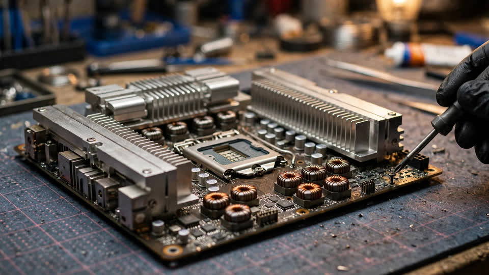CPU 明明唔熱，部機愈打愈慢：桌面機 VRM 供電模組過熱降頻全解