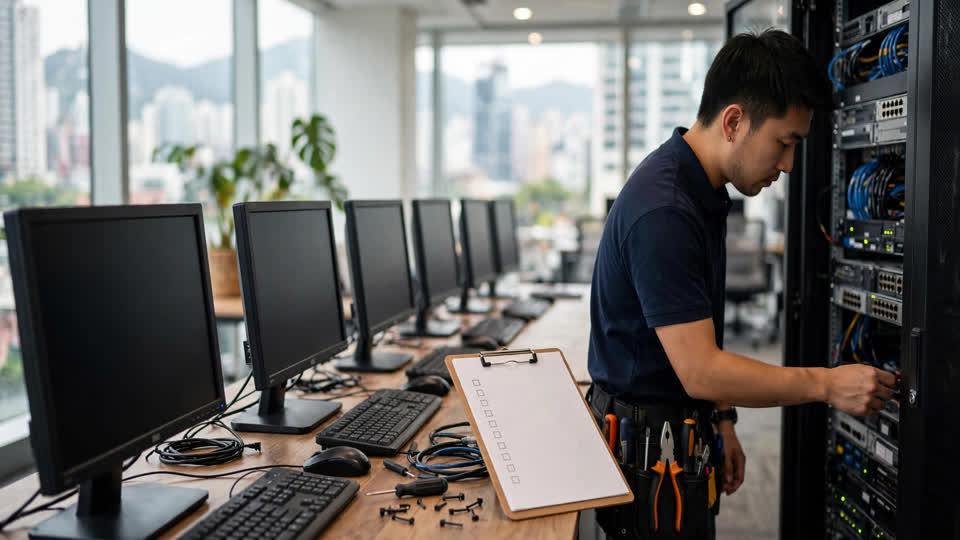香港中小企電腦維護時間表：每月、每季、每年檢查清單＋內部做定外判點分